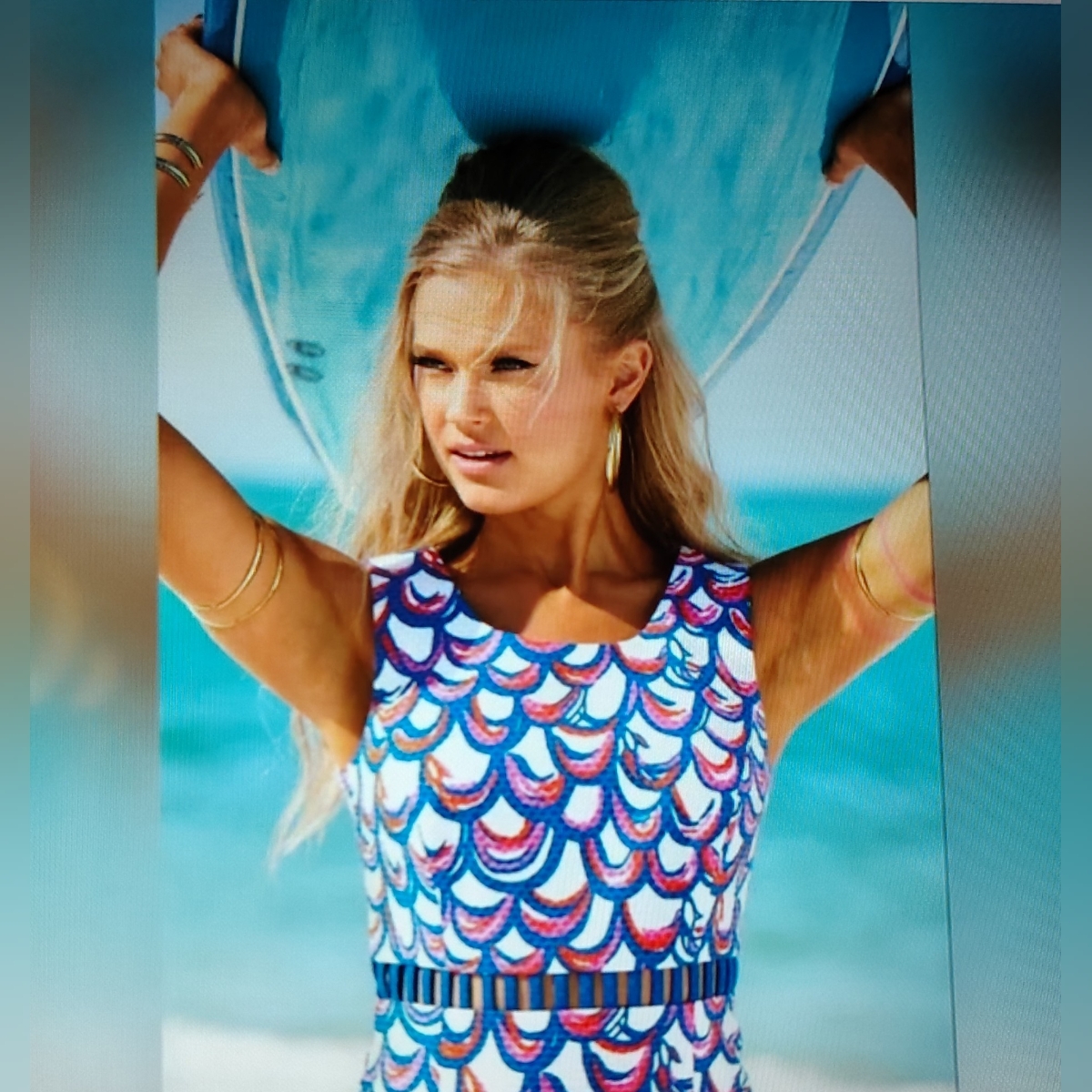 Lilly Pulitzer Iggy Shift Resort White Gillty Cut-Out Waist Mini Dress Sz 0
